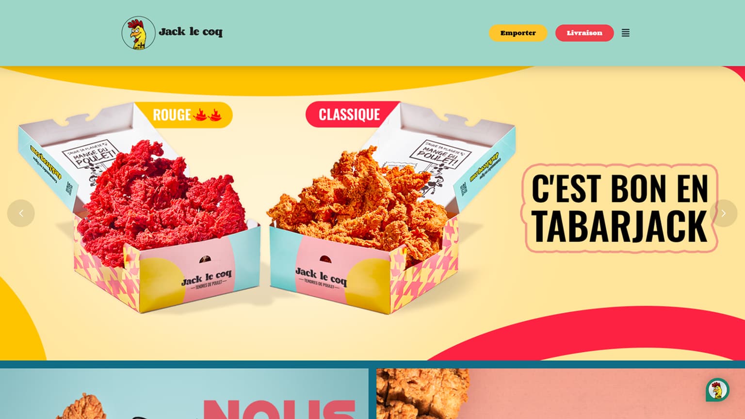 Jack le Coq Website Desktop Screenshot