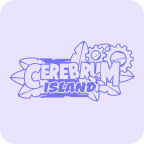 Celebrum Island Logo in purple