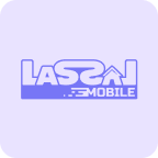Logo Lassal mobil in purple