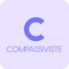 Logo compassiviste en mauve