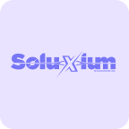 Logo Soluxium en mauve