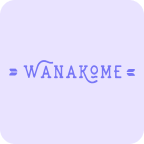 Logo de Wanakome en mauve