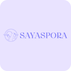 Logo de Sayaspora en mauve