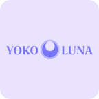 Logo de Yoko Luna en mauve